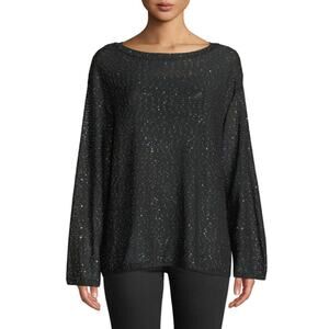 MISSONI for Bergdorf Goodman Long Sleeve Tunic With Mini Sequins Size Fit Large